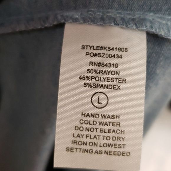 NWT 💟 Strazzi Blue Sweater Blouse Top - Picture 9 of 9